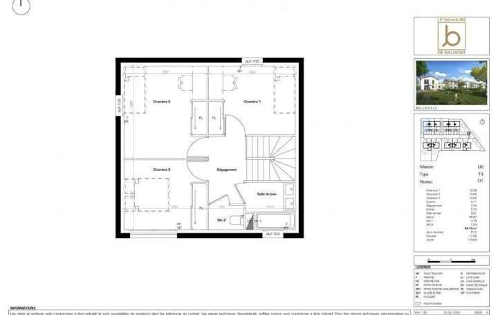 Annonces BELLEVILLE : Maison / Villa | BELLEVILLE (69220) | 89 m2 | 312 000 € 